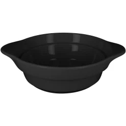 Cocotte rond noir porcelaine vitrifiée Ø 16 cm Chefs Fusion - RAK Sale