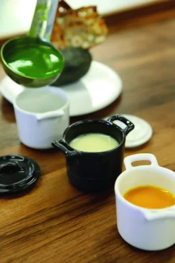 Cocotte rond noir porcelaine culinaire Ø 10 cm Belle Cuisine - REVOL Sale
