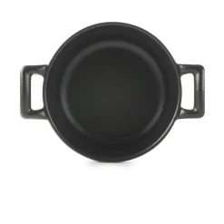 REVOL Cocotte rond noir porcelaine culinaire Ø 10 cm Belle Cuisine Best