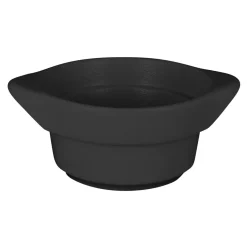 Cocotte rond noir porcelaine vitrifiée Ø 10 cm Chefs Fusion - RAK Outlet