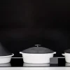 Cocotte rond noir porcelaine culinaire Ø 26 cm ution 2 - REVOL Outlet