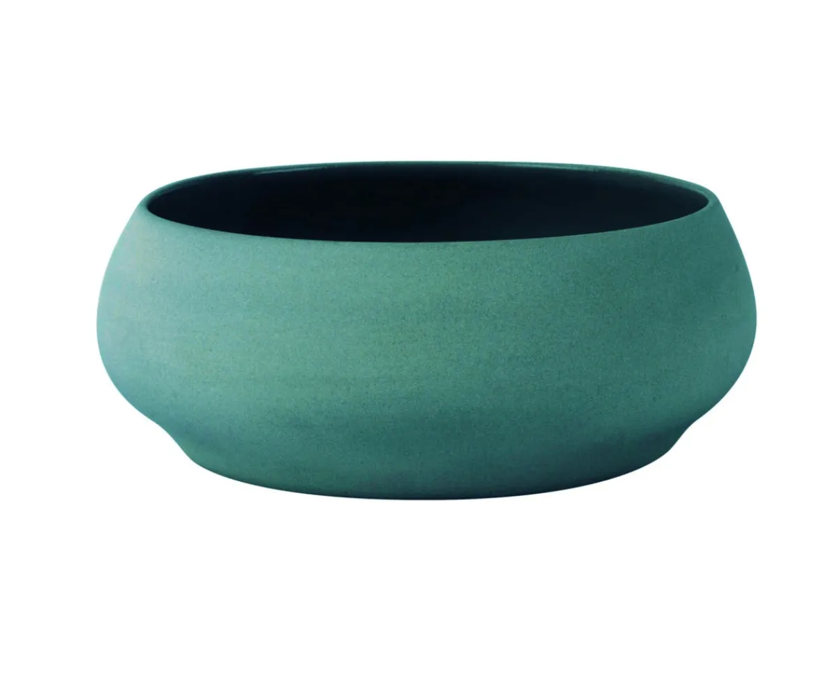 Cocotte rond vert grès émaillé Ø 14 cm Bahia - DEGRENNE Hot