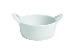 Cocotte sans couvercle rond blanc porcelaine culinaire Ø 11 cm Toulouse - PILLIVUYT Hot