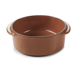 REVOL Cocotte sans couvercle rond rouge porcelaine culinaire Ø 12 cm  Caractère Online