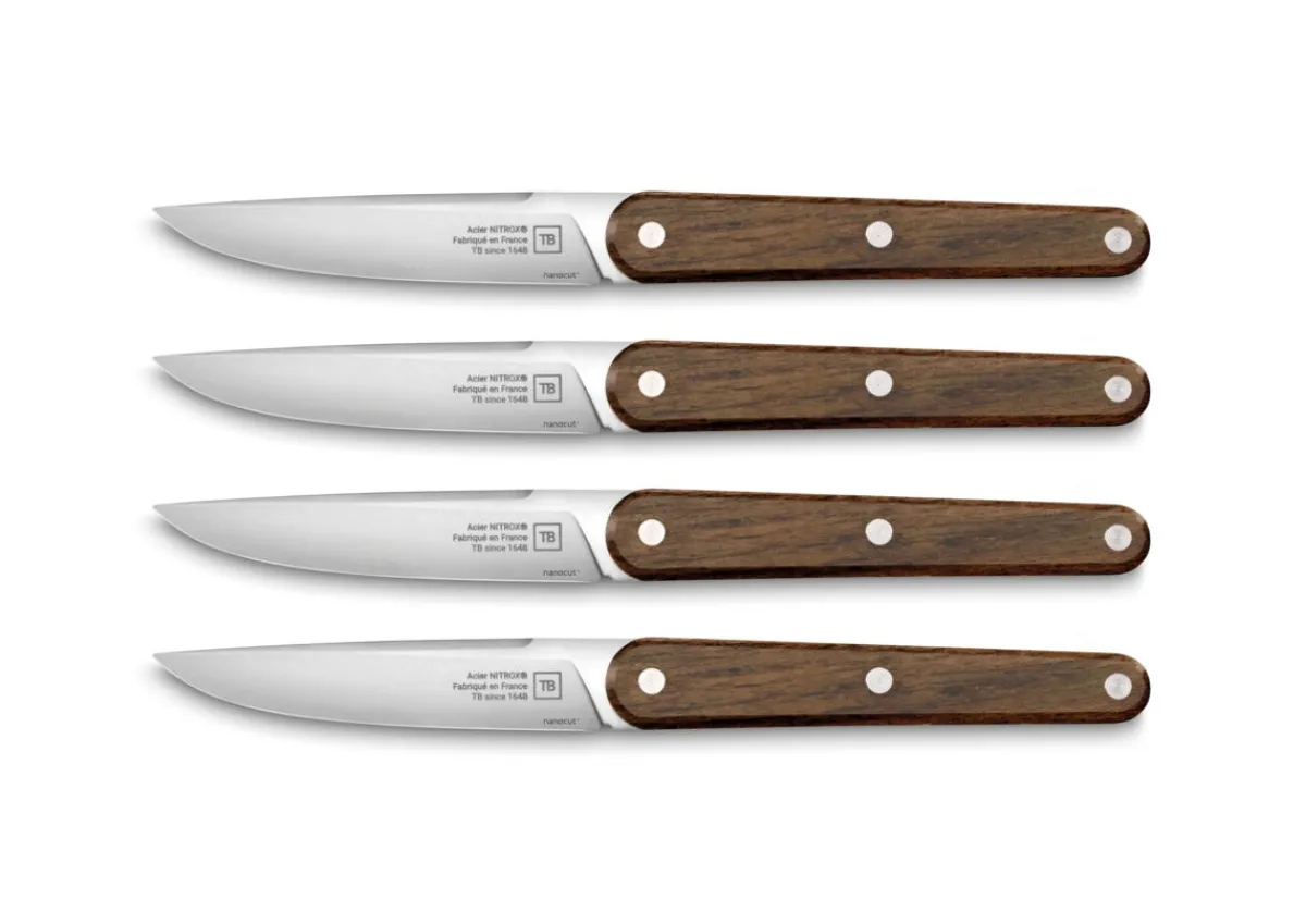 Coffret de 4 couteaux de table Naturel 22 cm Joseph - TARRERIAS BONJEAN Hot