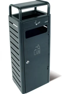 PROBBAX Collecteur avec cendrier acier 25x30x96 cm Clearance