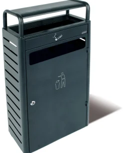 Collecteur avec cendrier acier 25x48x96 cm - PROBBAX New