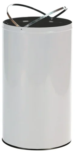 Collecteur dôme acier 40 L blanc - PROBBAX Sale