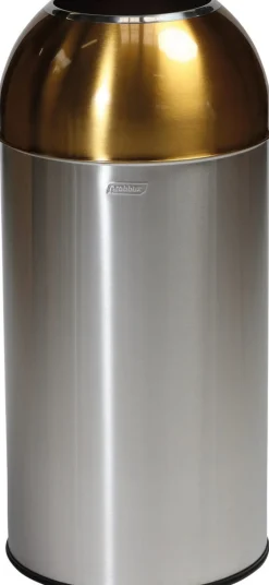 Collecteur inox 40 L jaune - PROBBAX Sale