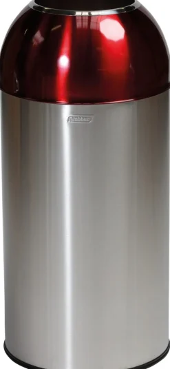 Collecteur inox 40 L rouge - PROBBAX Outlet