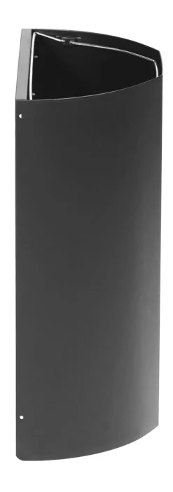 Collecteur mural demi-lune acier 40 L gris anthracite - PROBBAX Clearance