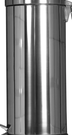PROBBAX Collecteur à pédale inox 30 L argent Outlet