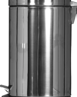 PROBBAX Collecteur à pédale inox 20 L argent Clearance