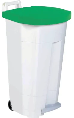 ROSSIGNOL Collecteur à pédale plastique 90 L blanc Boogy Discount