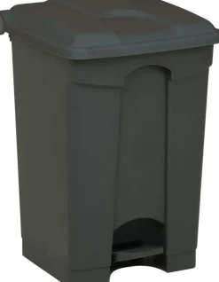 Collecteur à pédale plastique 45 L gris - PROBBAX Hot
