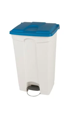 PROBBAX Collecteur à pédale plastique 90 L bleu Best