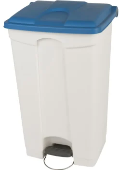 PROBBAX Collecteur à pédale plastique 90 L bleu Best