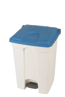 PROBBAX Collecteur à pédale plastique 45 L bleu New
