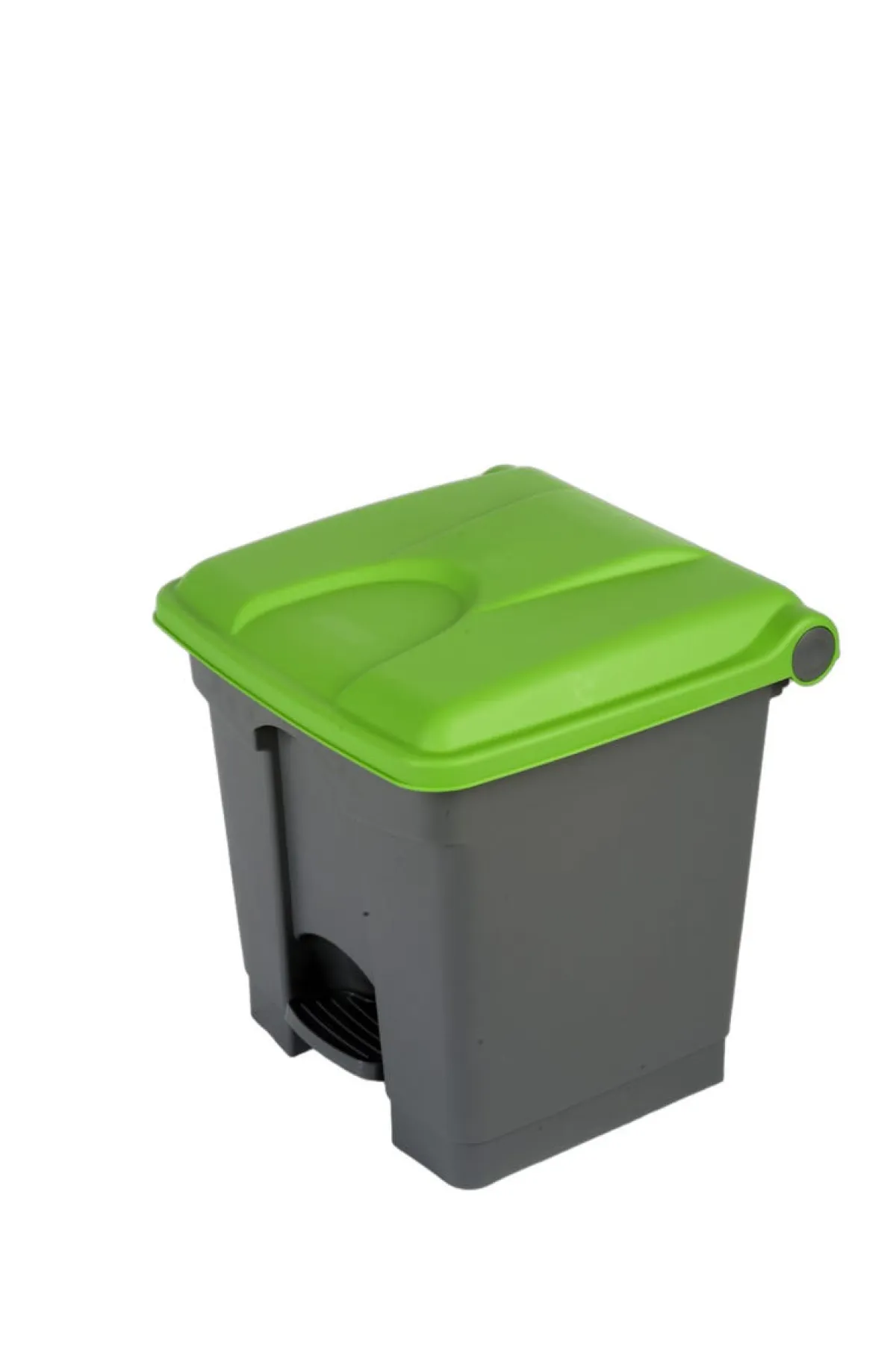 PROBBAX Collecteur à pédale plastique 30 L gris Hot