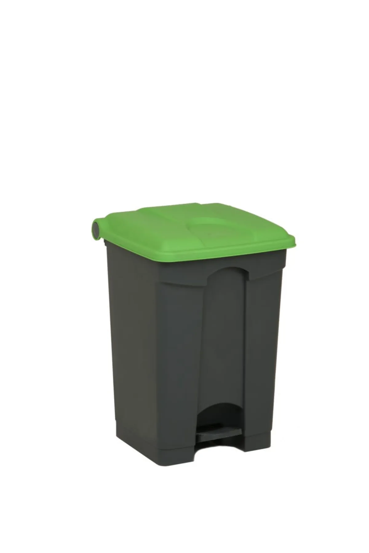 Collecteur à pédale plastique 45 L gris - PROBBAX Sale