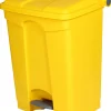 PROBBAX Collecteur à pédale plastique 70 L jaune Discount