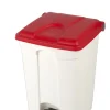 Collecteur à pédale plastique 45 L rouge - PROBBAX Sale