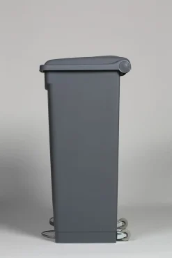 PROBBAX Collecteur à pédale plastique 90 L gris Best