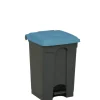 Collecteur à pédale plastique 45 L gris - PROBBAX