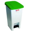 GILAC Collecteur à pédale plastique 60 L blanc Clearance