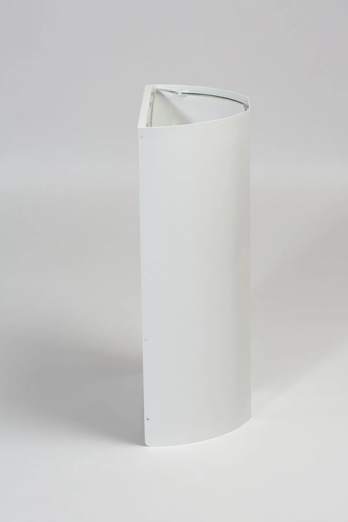 Collecteur tri acier 40 L blanc - PROBBAX