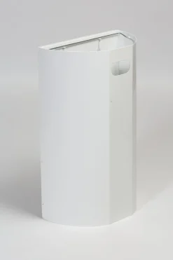 Collecteur tri acier 40 L blanc - PROBBAX