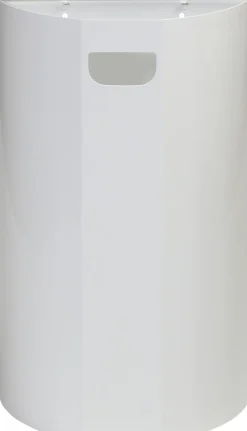 Collecteur tri acier 40 L blanc - PROBBAX