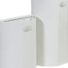 PROBBAX Collecteur tri acier 20 L blanc