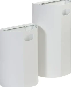 PROBBAX Collecteur tri acier 20 L blanc