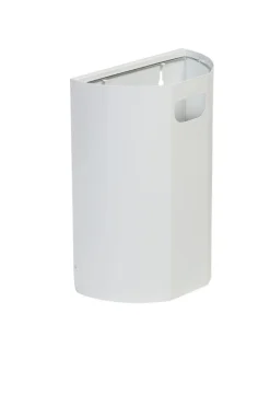 PROBBAX Collecteur tri acier 20 L blanc