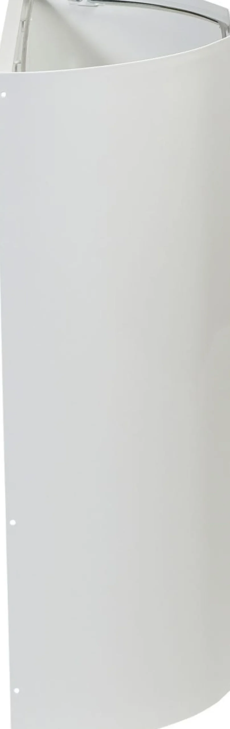 PROBBAX Collecteur tri acier 20 L blanc
