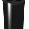 Collecteur tri acier 60 L noir - PROBBAX New