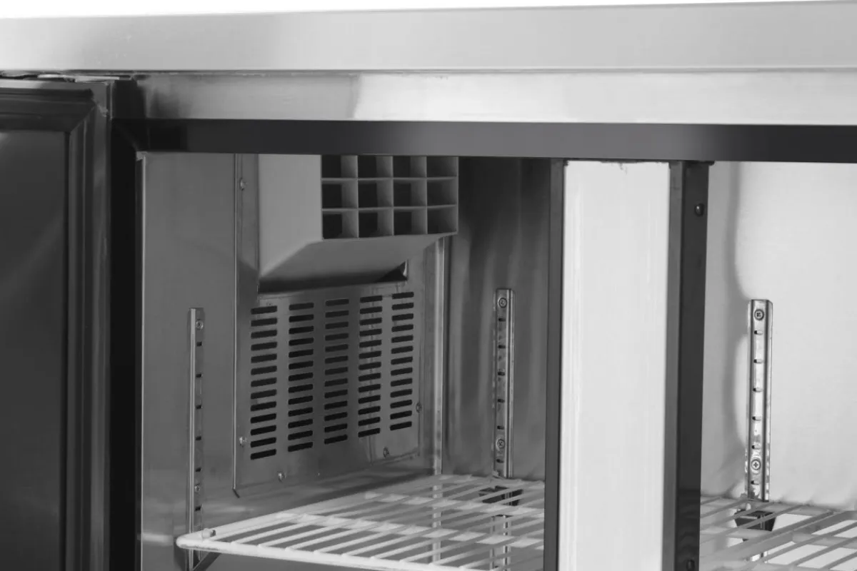 HENDI Congel compt 3p 390l kitchenlineix froid négatif 390 L 3 étagères Discount