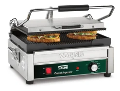 WARING Contact grill panini à plaque rainurée Supremo Sale