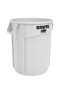 Conteneur plastique blanc Ø 49,5 cm 58,1 cm 76 L Sans couvercle Brute - RUBBERMAID Outlet