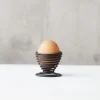 Aucune Coquetier rond noir acier Ø 5 cm Online