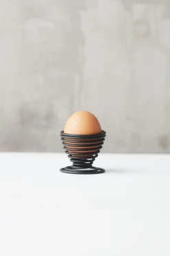 Aucune Coquetier rond noir acier Ø 5 cm Online