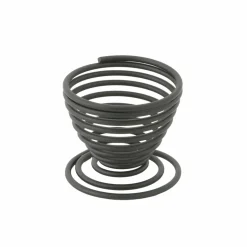 Aucune Coquetier rond noir acier Ø 5 cm Online
