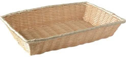 Aucune Corbeille beige polypropylène (pp) 40x28x8 cm Hot