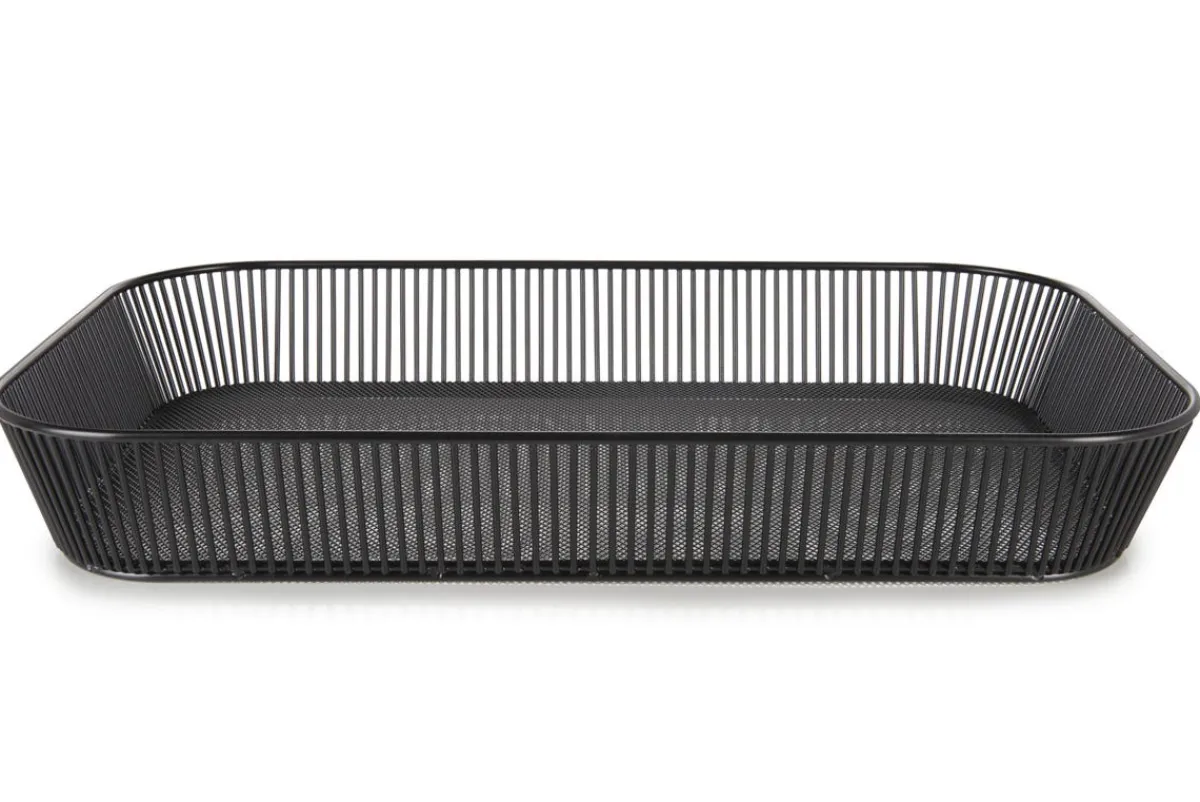 REVOL Corbeille gn 1/1 acier noir 53x32,5x6,5 cm Hot