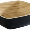 APS Corbeille mélamine noir 16,5x16,5x5,5 cm Frida Sale