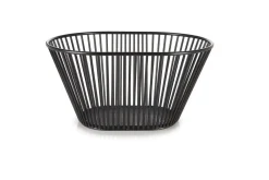 Corbeille métal noir 32,1x23,9x15,5 cm - REVOL Outlet
