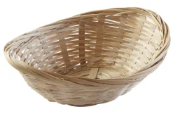 Corbeille ovale bambou 19,5x15x6 cm - PRO.MUNDI Hot