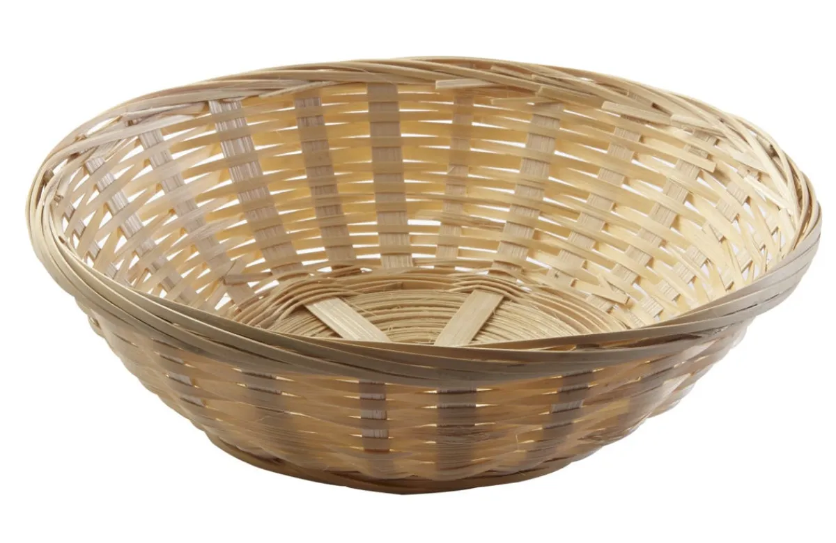 Corbeille rond bambou Ø 15 cm 6 cm - PRO.MUNDI Sale