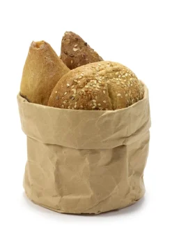 Corbeille rond beige kraft Ø 15 cm 8 cm - SERAX Hot